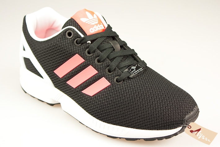 adidas zx flux noir et rose femme